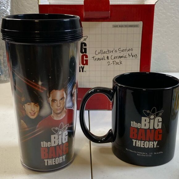 NIB The Big Bang Theory Collector's Series Mug Set - Traveler Mug & Ceramic Mug - Picture 2 of 8